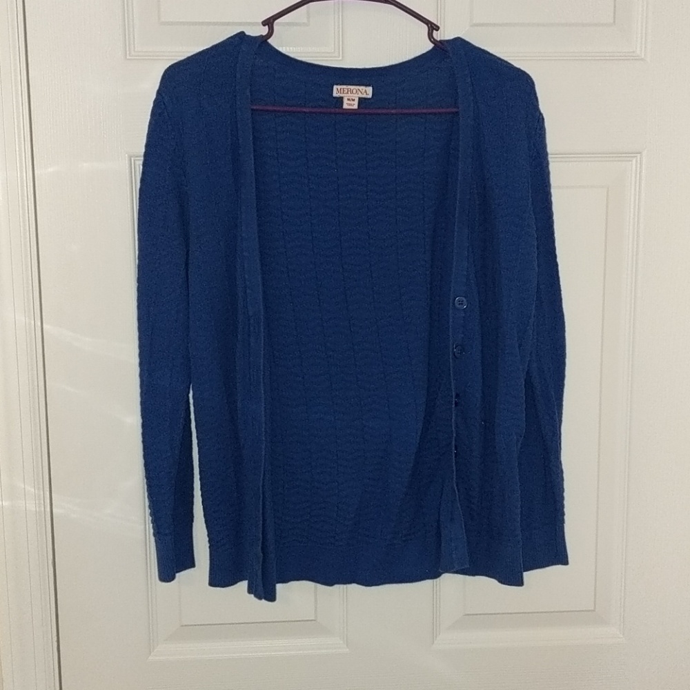 Royal blue cardigan